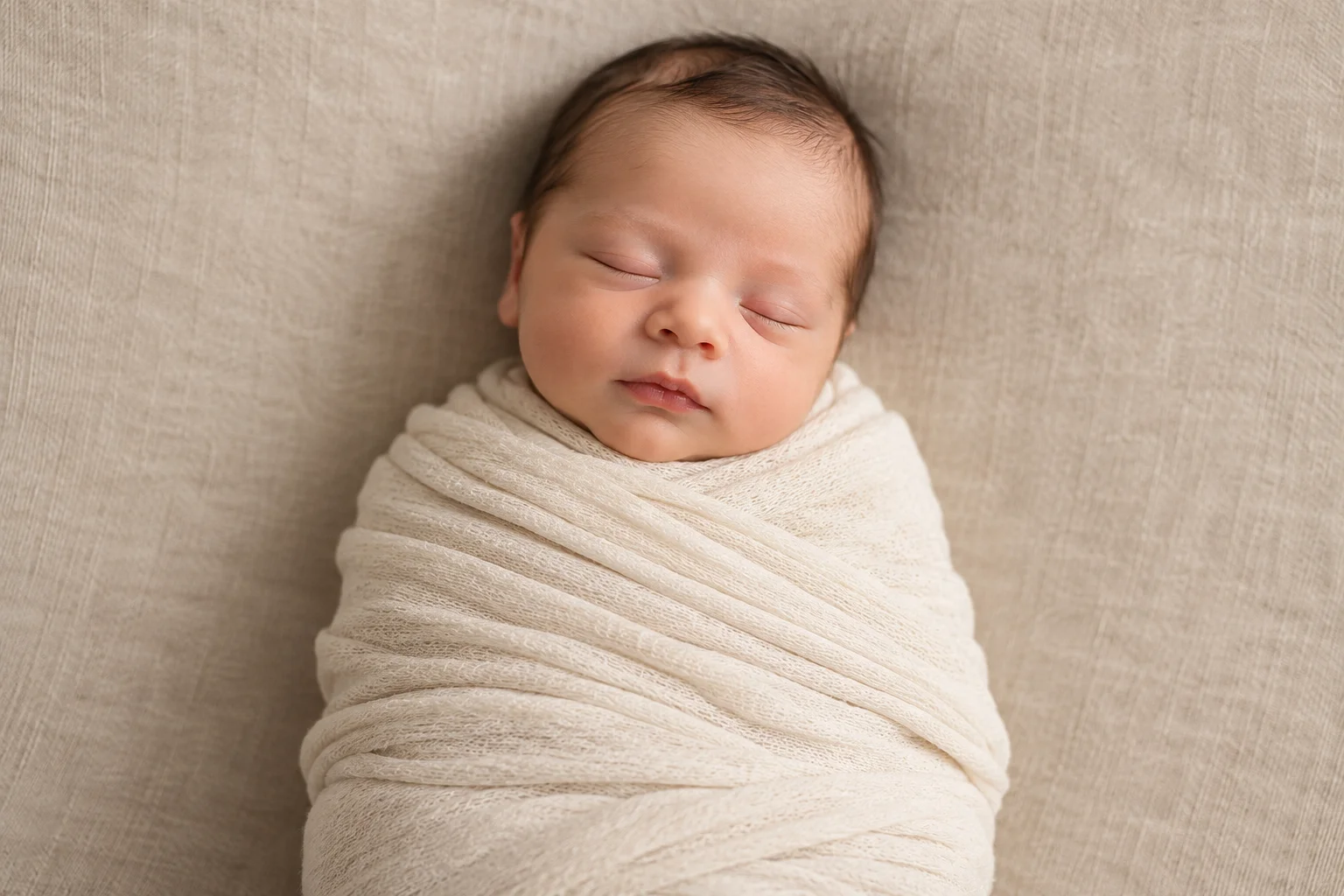 AI-generated newborn illustration